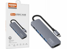 Verbatim USB adaptér ADAPTER HOST USB SOMOSTEL SMS-BZ08 PD 60W 1XTYP-C 2XUSB 2.0 1XUSB 3.0 1xHDMI DEX HUB>