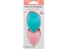 Real Techniques REAL TECHNIQUES_SET Miracle Mattifying Duo houbička na make-up 2 ks.