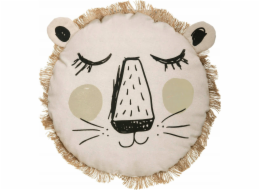 Bertoni-arco Kulatý polštář LEV, O 44 cm, béžový