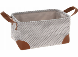 Home Styling Collection Úložný košík z manšestrové tkaniny s uchy, kolekce Home Styling, 30 x 20 x 15 cm