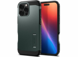 Spigen Tough Armor MAG Pouzdro MagSafe pro iPhone 16 Pro, abyss green/green ACS08148