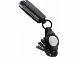 STATIK KeySmart Air Flex - organizér na klíče s pouzdrem AirTag ze silikonu (černý)