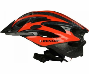 Dunlop Nastavitelná cyklistická helma s LED diodami červe...