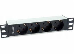 Equip Equip Steckdosenleiste 10(1HE)4fach Schuko.CEE power strip 1,5m.Kabl.si