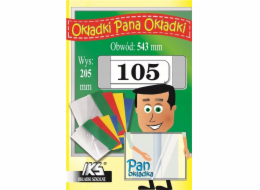 IKS Obal na knihu č. 105 výška 205 mm x obvod 543 mm p25 IKS cena za 1 ks.