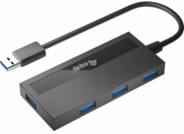 Equip HUB USB Equip USB Hub 4portový 3.2 -> 4x3.0 + USB-C adaptér 5Gbps o.Netz.sw