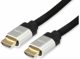 Equip Equip HDMI UHS E.Gewebe kabel 2.1 AA St/St 5.0m 8K60Hz HDR sw