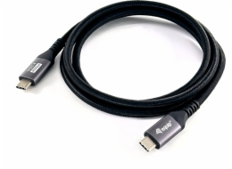 Equip Kabel USB USB-C - USB-C 2 m černý (128383)