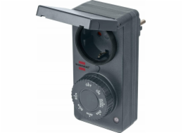 Brennenstuhl Timer s Dämmerungsensor mechan. Antracitová IP44