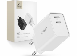 Tech-Protect Nabíječka TECH-PROTECT C35W 2PORTOVÁ SÍŤOVÁ NABÍJEČKA PD35W BÍLÁ