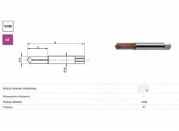 Fanar vrtačka DRILL WDG FI 4,20 M 5 VHM TIALN