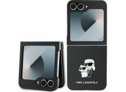 Karl Lagerfeld Karl Lagerfeld KLHCZF6SAPKCNPK Z Flip6 F741černá/černá kovová odznak Saffiano