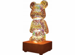 OEM 3D plyšový medvídek Art Deco LED noční světlo stojací L3GFBD