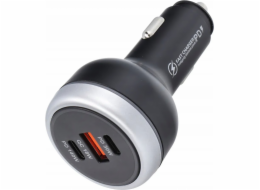 OEM nabíječka do auta USB A + 2 x Type-C PD QC3.0 3A 191W CC69-2C1A černá