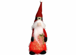 NO NAME DEKORATIVNÍ PLYŠOVÁ FIGURKA SANTA CLAUS LED 51CM