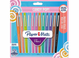 Paper Mate Gelové pero PaperMate Flair Candy Pop, střední, vícebarevné, 12 ks.