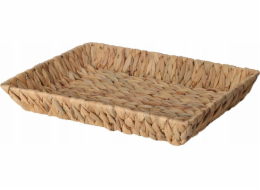 Home Styling Collection Kolekce pro styling domácnosti Obdélníkový košík pletený z vodního hyacintu BRAID, 38 x 28 cm