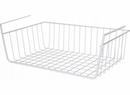 Storage Solutions Závěsný koš na ovoce kov, světle šedý, 40 x 25,5 x 14,3 cm