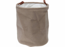 Home Styling Collection Kolekce pro domácí styling Úložný košík Boucle, rukojeti z umělé kůže, O 38 x 50 cm