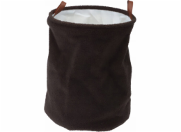 Home Styling Collection Kolekce pro domácí styling Úložný košík Boucle, rukojeti z umělé kůže, O 38 x 50 cm