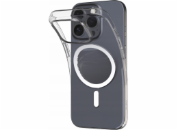 Puro Silikonový obal Puro 03 Mag MagSafe pro iPhone 16 Pro – průhledný