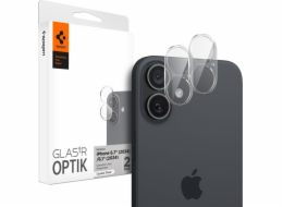 Spigen Ochranné pouzdro Optik Glas.TR pro fotoaparát, balení 2 kusů, křišťálově čiré