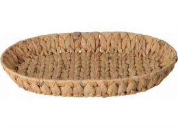 Home Styling Collection Kolekce pro domácí styling Oválný košík pletený z vodního hyacintu BRAID, 32 x 40 cm
