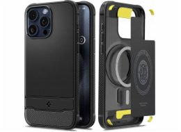 Spigen Pouzdro Rugged Armor Mag MagSafe pro iPhone 16 Pro Max, matné, černé