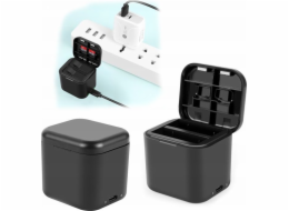 Puluz Nabíječka fotoaparátu USB nabíječka pro 2x dobíjecí baterie pro Insta360 Insta 360 Ace Pro / Ace / Pu968b