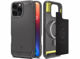 Spigen Pouzdro Rugged Armor Mag Magsafe pro iPhone 16 Pro Max, šedé