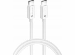 ForCell USB kabel F-ENERGY C339 Typ C na Typ C PD QC4.0 5A 100W 1m bílý