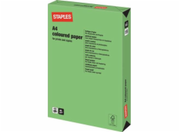 Staples Sponky SPONKY Barevný papír INTENZIVNÍ BARVY A4 80G, zelená/tmavě zelená, balík 500 listů
