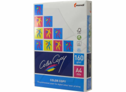 Color Copy Barevná kopie Barevný xerografický papír pro kopírování, A4, 160 g/m2, bílý, 250 listů, specifikace pro barevné lasery.