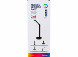 Platinet STOLNÍ LAMPA PLATINET RGB 12W S NABÍJECÍM PORTEM ČERNÁ [45938]