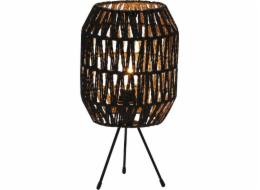 Platinet STOLNÍ RATANOVÁ LAMPA RATANOVÁ LAMPA TMAVĚ HNĚDÁ CAPRI [45752]