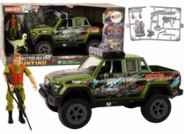 LeanToys Terénní lovecké auto Dinosauři Světla Zní Zeleně