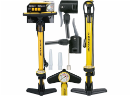 Dunlop Dunlop 160psi (11bar) dílenská/cyklistická pumpa s manometrem - žlutá