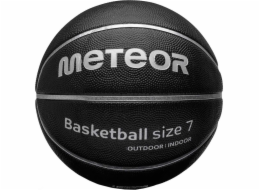 Meteor Basketbalový míč Meteor Cellular 7 černo-stříbrný 16698 7