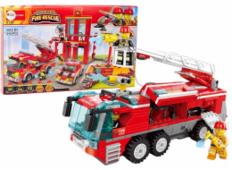 LeanToys Stavebnice Hasičský sbor Základní vozidlo Vrtulník 845 El