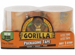 Gorilla Sports Balicí páska pevná a široká, 72 mm x 27 m