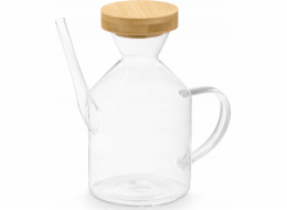 Vivalto Láhev na olivový olej INTRA s bambusovým víčkem, 600 ml