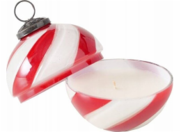 Boltze Skleněná svíčka ve tvaru cetky SUGIS, výška 10 cm