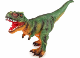 LeanToys Velká figurka dinosaura Tyrannosaurus Rex, zeleno-oranžový zvuk, délka 60 cm