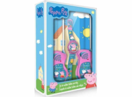Kids Euroswan Dětská vysílačka Euroswan s digitálními hodinkami Prasátko Peppa. Prasátko Peppa PP17047 Dětská labuť Euroswan