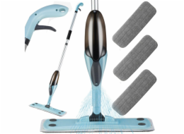 Verk Group Verk Mop Plochý mop s rozprašovačem, rotační, pevný proud, 3x mikrovláknové podložky Plochý mop s rozprašovačem, rotační, pevný proud, 3x mikrovláknové podložky