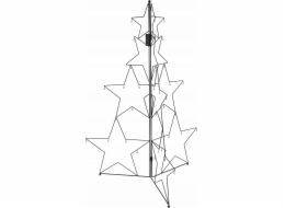 Home Styling Collection Vánoční dekorace Kolekce bytového stylingu Kovová vánoční ozdoba na stromeček, 110 cm