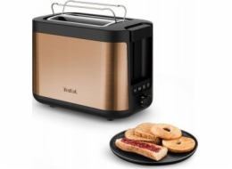 Tefal Topinkovač Coppertinto TT430G10, 850 W, černá/měděná, zlatá | TEFAL