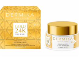 Dermika Luxury Gold 24K denní a noční krém na obličej 45+ 50ml