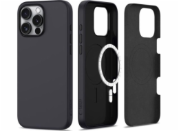 Tech-Protect TECH-PROTECT SILIKONOVÝ POUZDRO MAGSAFE PRO IPHONE 16 PRO MATNÝ ČERNÝ