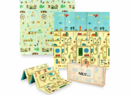 NILS Fun MD04 DĚTSKÁ SKLÁDACÍ MATERIÁL CITY 195x180CM NILS FUN